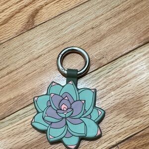 Succulent Bagnet Keychain